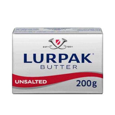 Butter Unsalted Lurpak 200gm