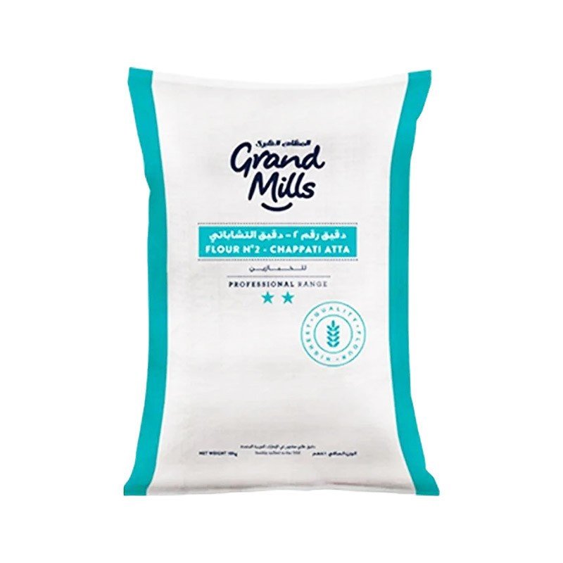 Grand Mills Flour No 2 Chappati Atta 50kg
