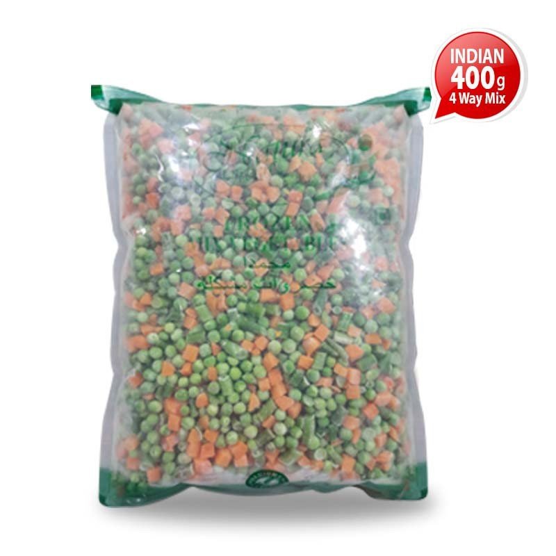 Frozen Mixed Vegetables Natura Indian 4 way Mix 400gms