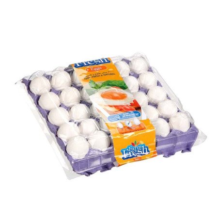 Egg Farm Fresh White Medium 30 PCs
