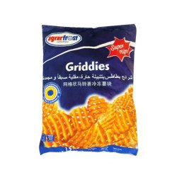 Frozen Specialty Agrarfrost Griddies Trellis Criss Cut 2.5kg