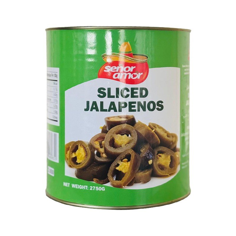 Sliced Jalapeno Peppers Senor Amor